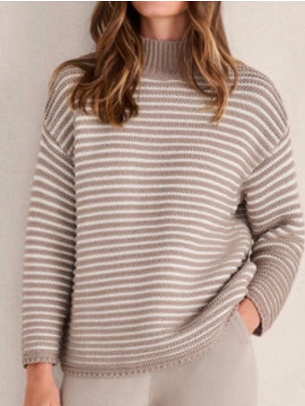 NWT Haven Well Within Knit Mock Neck Sweater